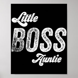 Poster Boss Auntie Baby Dia de as mães