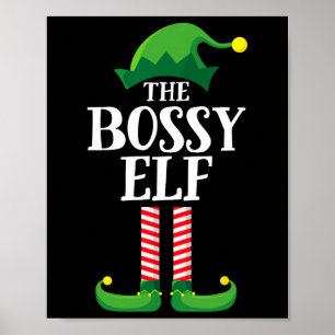 Poster Bóssy Elf Matching Family Group
