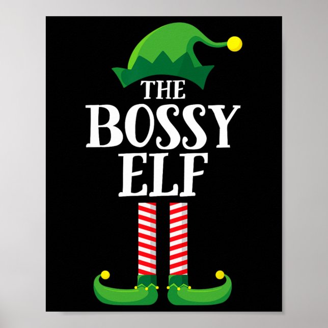 Poster Bóssy Elf Matching Family Group (Frente)