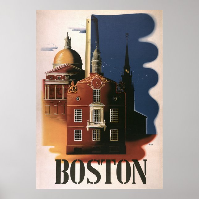 Pôster Boston (Frente)