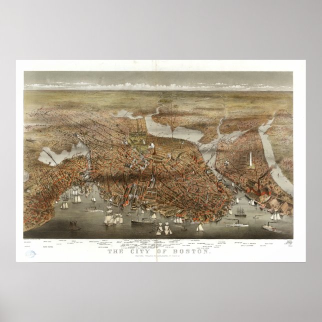 Pôster Boston 1898 (Frente)