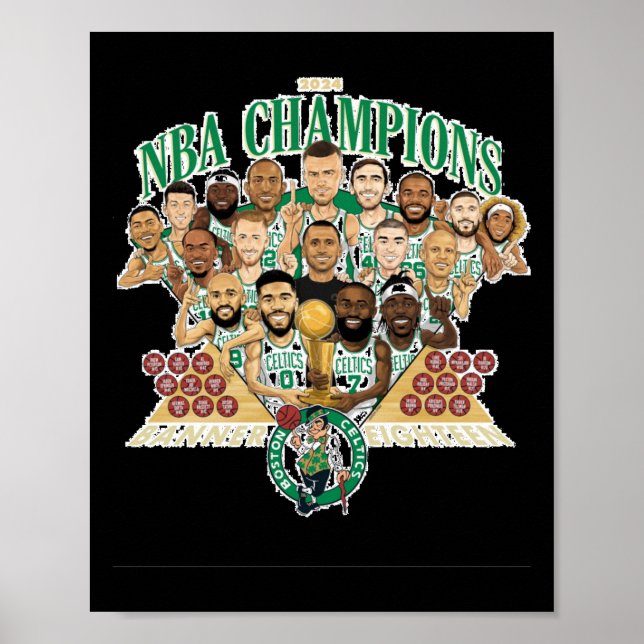 Poster Boston Celtics Banner 18 (equipe exclusiva) relaxa (Frente)