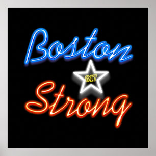 Pôster Boston EUA fortes