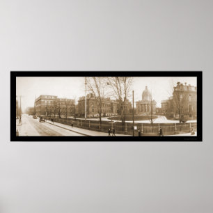 Pôster Boston, foto 1903 do hospital das MÃES