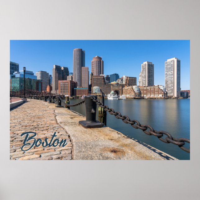 Poster Boston Massachusetts (Frente)