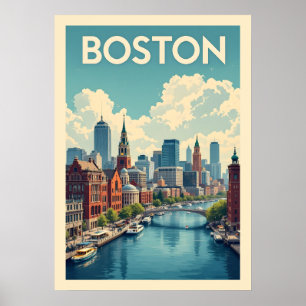 Poster Boston Massachusetts