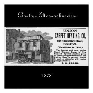 Pôster Boston, Massachusetts 1878