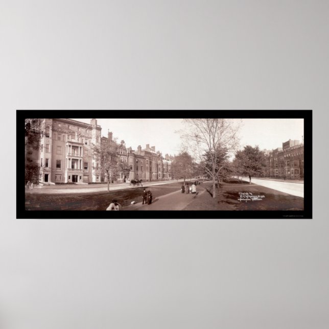 Poster Boston, Massachusetts Photo 1903 (Frente)