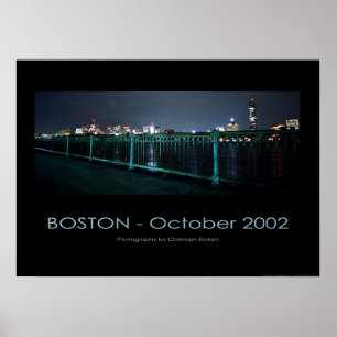Pôster Boston - Skyline@night