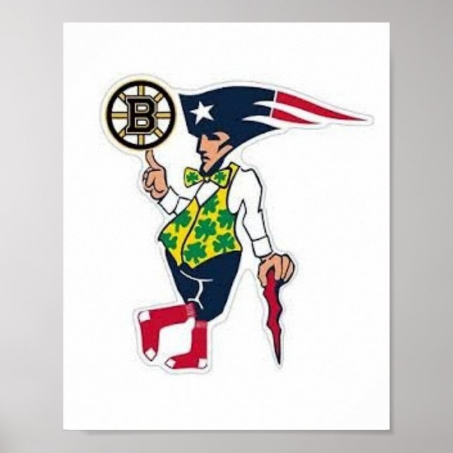 Poster Boston Sports (Frente)