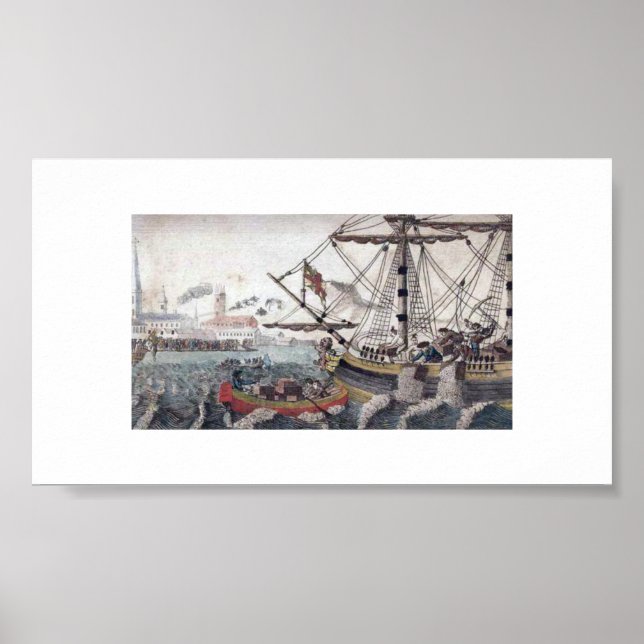 Poster Boston Tea Party (Frente)