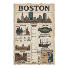 Pôster Boston, USA