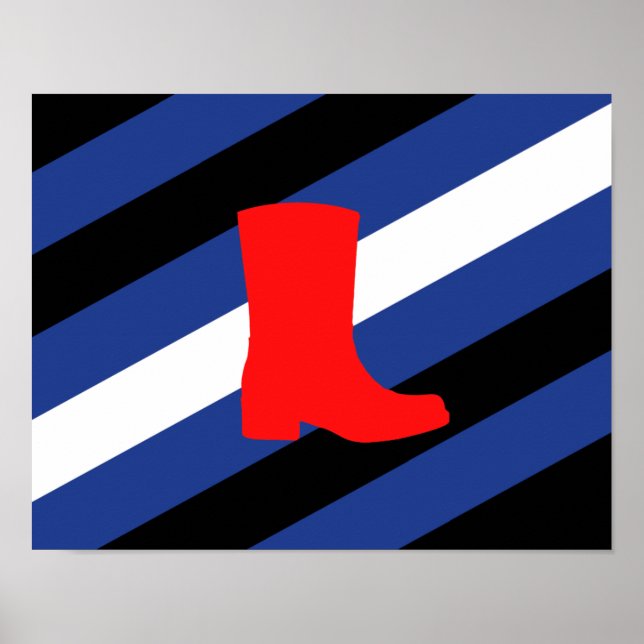 Poster Bota Bandeira Orgulho (Frente)