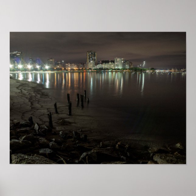 Pôster Botafogo Bay Night (Frente)