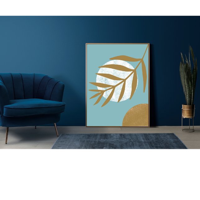 Poster Botânica Boho Místico Boho Boêmico Bico Sun Moon W (Criador carregado)