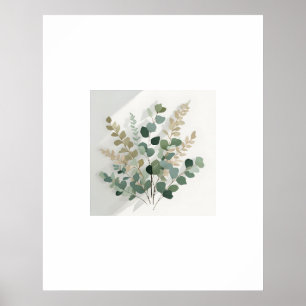 Poster Botânica de Eucalyptus minimalista - 3 de 3