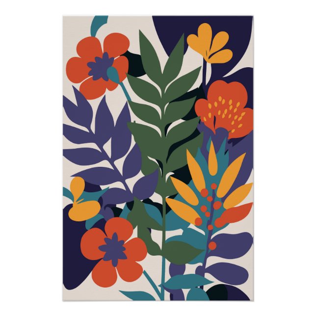 Pôster Botanical Flower Poster Nr. 16 (Frente)