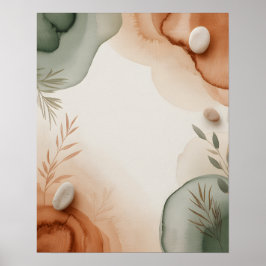 Poster Botânicos Abstratos