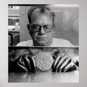 POSTER BOTÃO DE PLUTÔNIO PERIGOSO