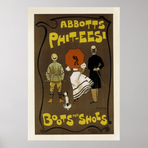 Pôster Botas e calçados do ~ de Abbotts Phit-Eesi