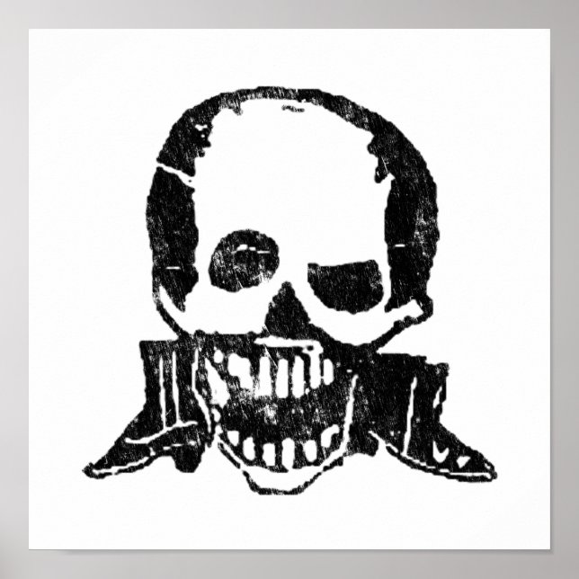 Poster Botas e Caveira Posada Calavera (Frente)