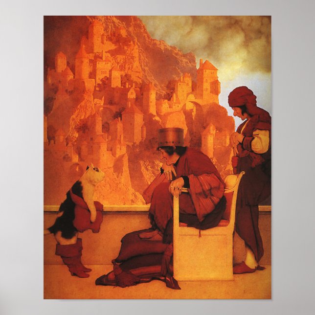 Pôster Botas, Maxfield Parrish (Frente)