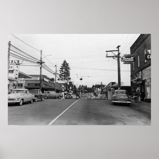 Pôster Bothell, WA - Fotografia 2 da Cena de Centro (Frente)