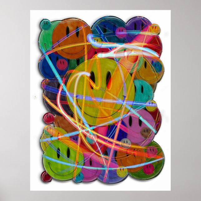 Pôster Botões da face (Frente)