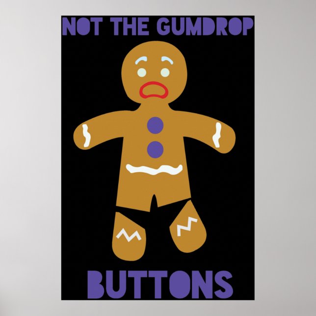 Poster Botões Gumdrop (Frente)