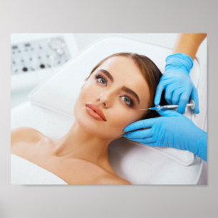 Poster Botox e injeções do enchimento pelo doutor