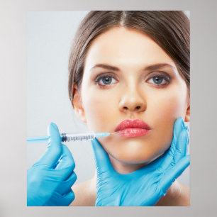 Poster Botox e injeções do enchimento pelo doutor