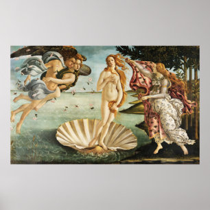 Poster Botticelli é O Nascimento de Vênus