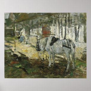 Poster Boudin - Breton Horse