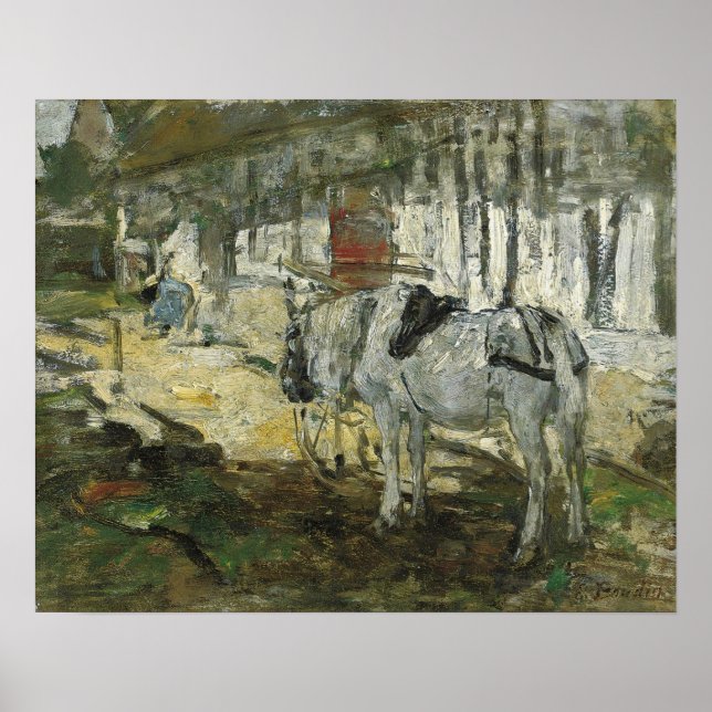 Poster Boudin - Breton Horse (Frente)