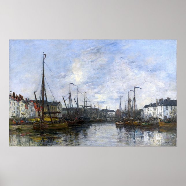 Poster Boudin - Bruxelles Harbour (Frente)