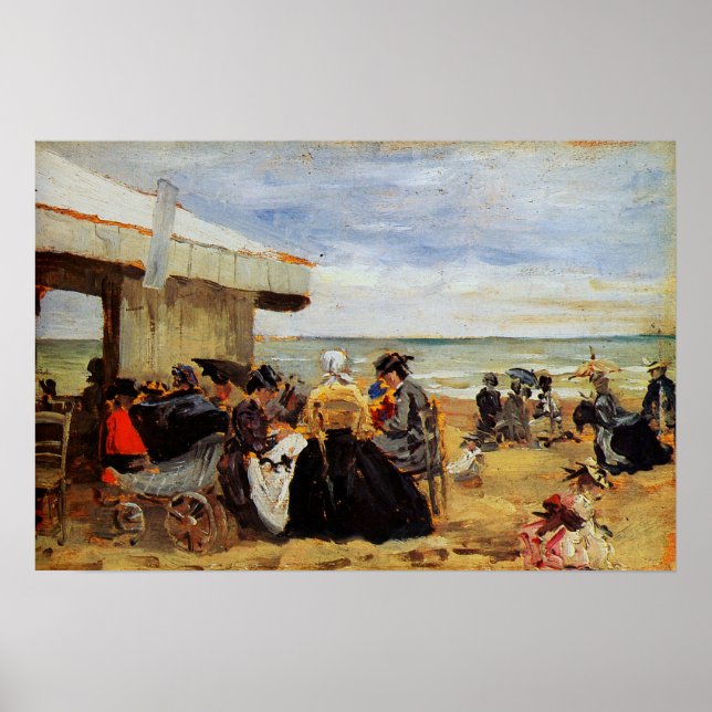 Poster Boudin - Cena de Praia (Frente)