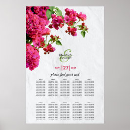 Poster Bougainvillea - Gráfico de Casamento de Ilhas Greg