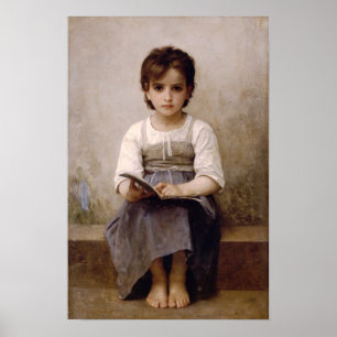Poster Bouguereau A Lição Do Duro