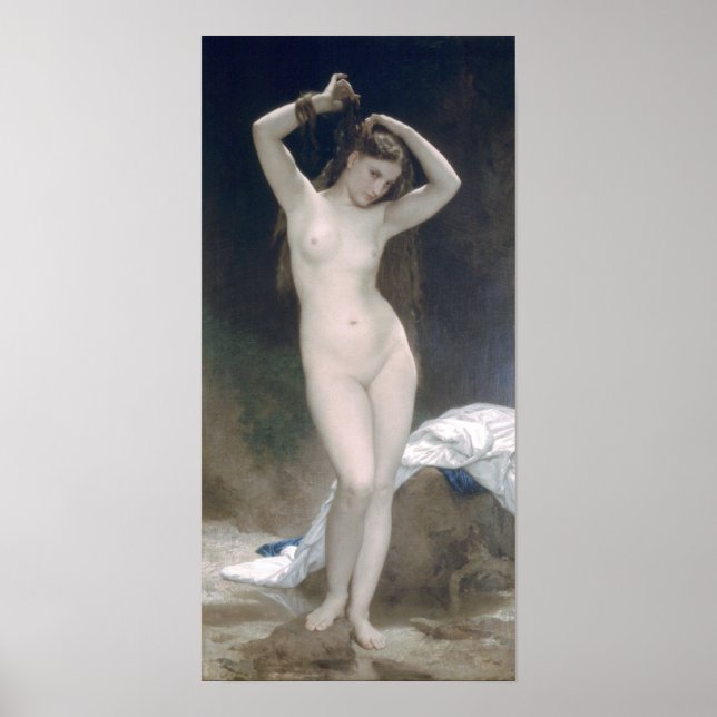 Pôster Bouguereau - Baigneuse (Frente)