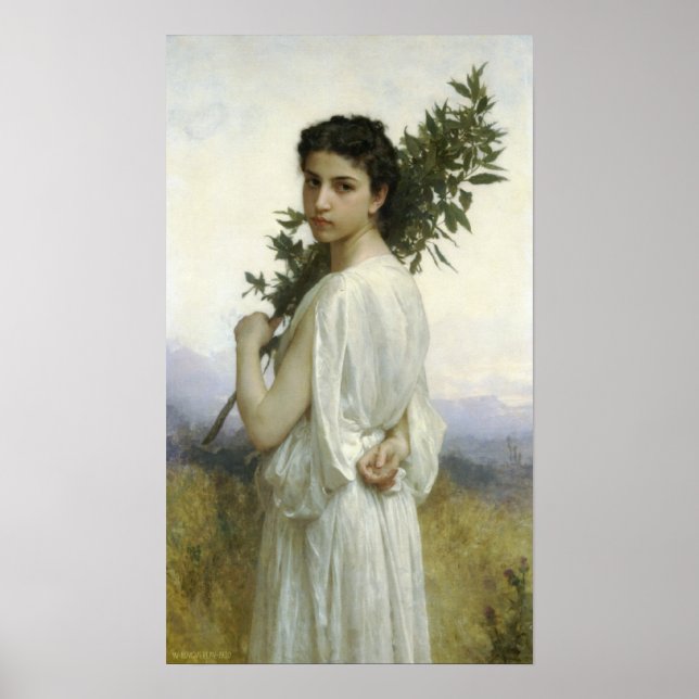 Poster Bouguereau - Branche de Laurier (Frente)