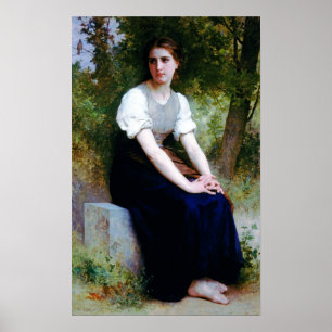 Poster Bouguereau - Canção Da Noite