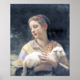 Pôster Bouguereau - inocência