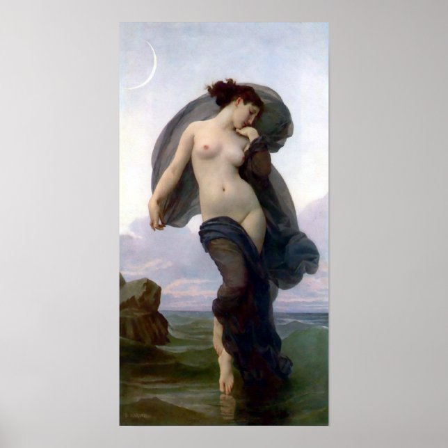 Pôster Bouguereau - La Crepuscule (Frente)