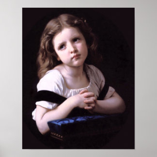 Pôster Bouguereau - La Prière