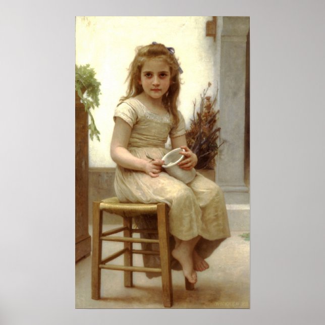 Pôster Bouguereau - Le Gouter (Frente)