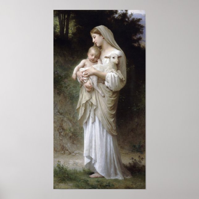 Poster Bouguereau-Linnocence (Frente)