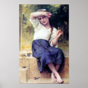 Pôster Bouguereau - Marguerite