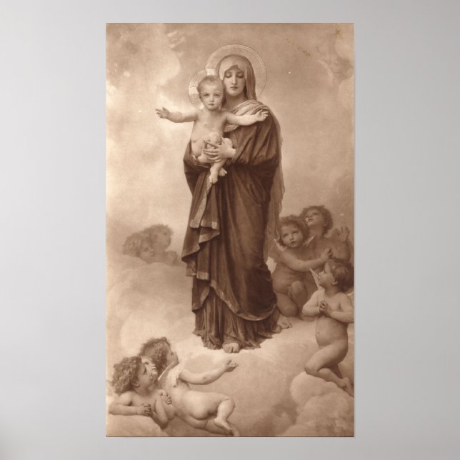 Poster Bouguereau - Notre-Dame des Anges (Frente)