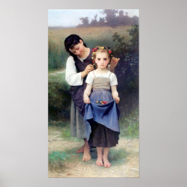Poster Bouguereau - Parure des Champs (Frente)