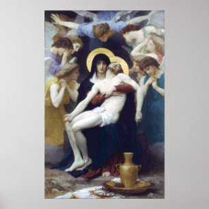 Pôster Bouguereau - Pietà
